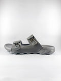 Grey Trek Dual-Buckle Slides (DB 402)
