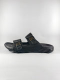 Black Trek Dual-Buckle Slides (DB 402)