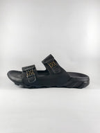 Black Trek Dual-Buckle Slides (DB 402)
